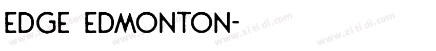 Edge Edmonton字体转换